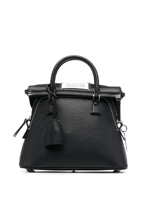 borsa 5ac classique mini donna nera in pelle MAISON MARGIELA | S56WG0082 P4455T8013